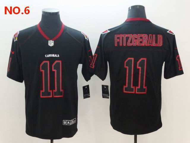 Men's Arizona Cardinals #11 Larry Fitzgerald Jersey NO.6;